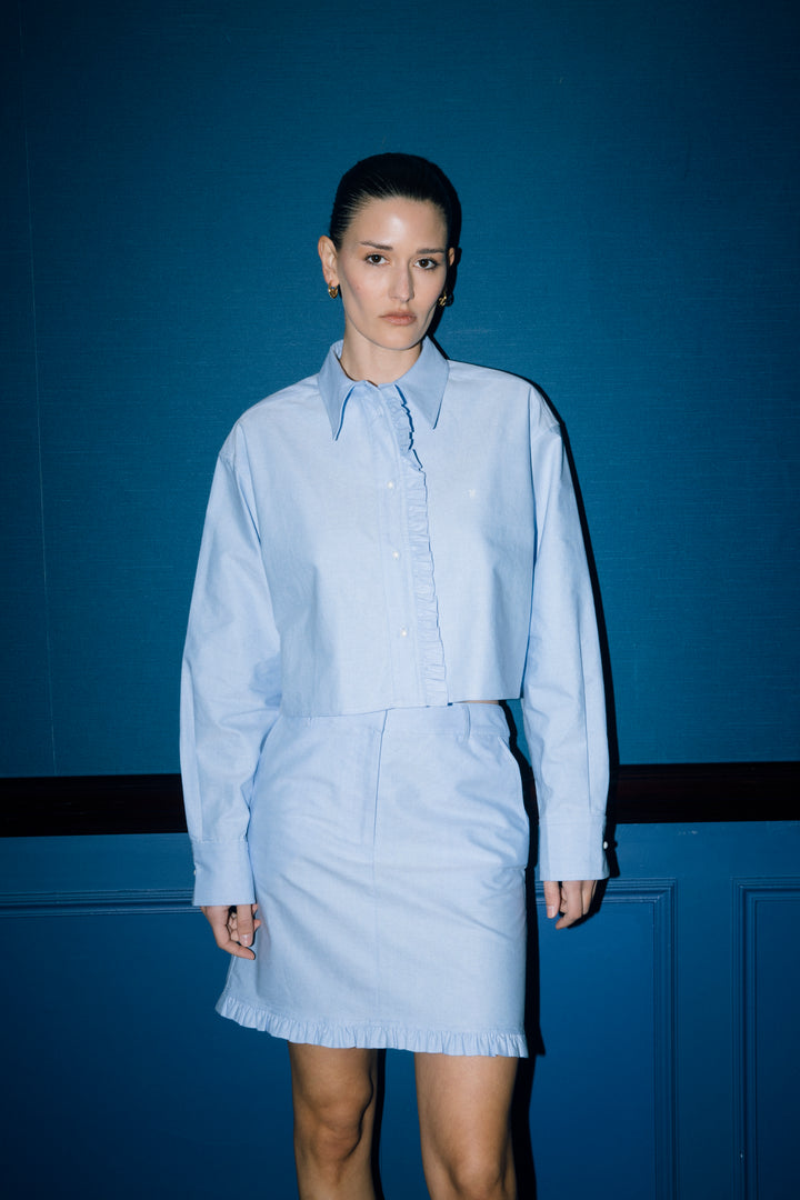 Amara cotton oxford shirt